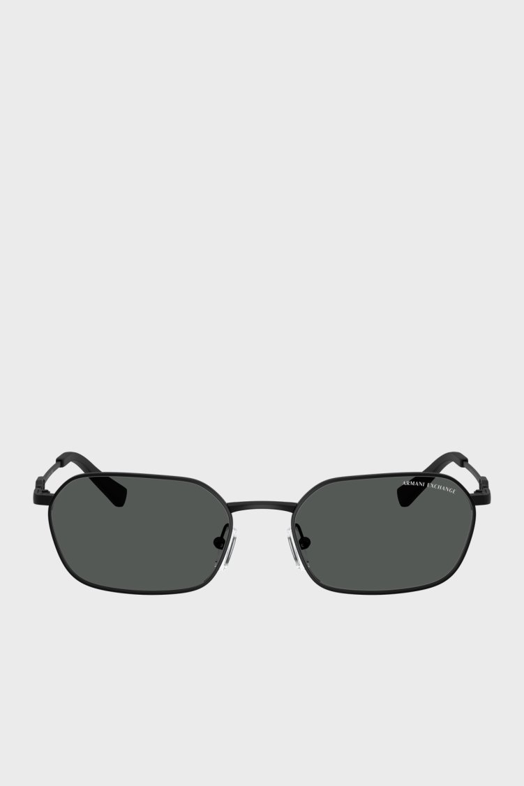 Armani Exchange Asimetrik Güneş Unisex Gözlük 0AX2056S 600087 54 Siyah - Armani Exchange (1)