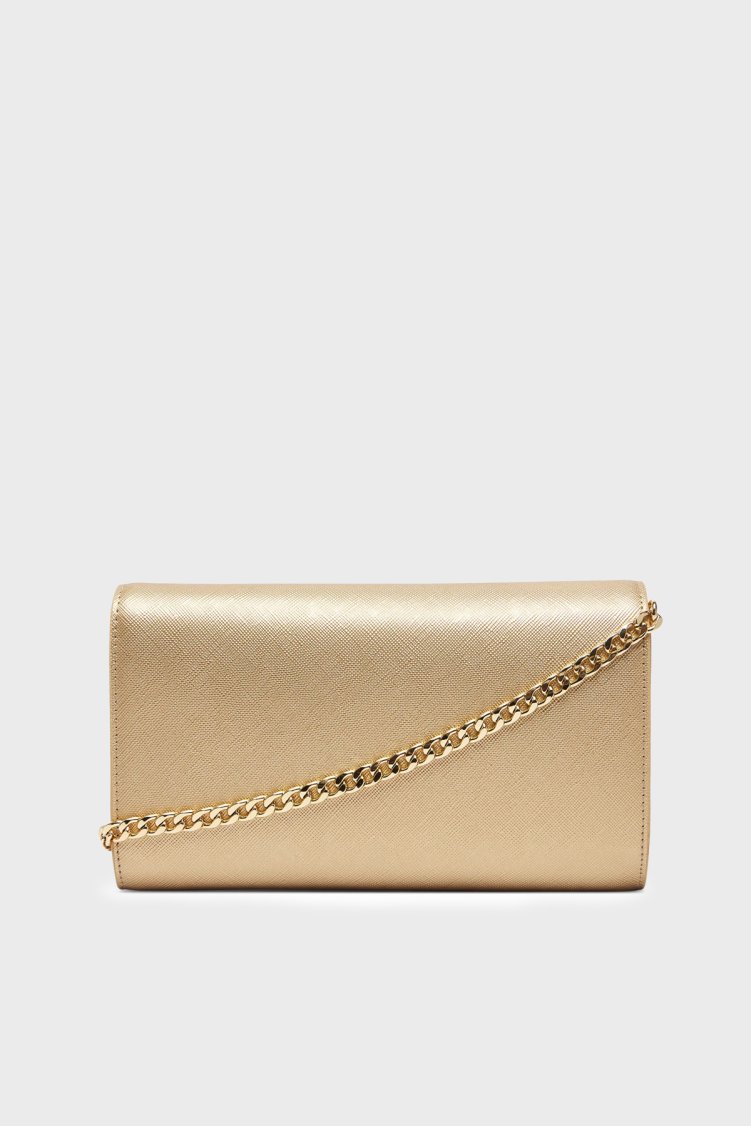 Armani Exchange Çıkarılabilir Zincir Askılı Portföy Kadın Cüzdan XW000358 AF26570 F1020 Ekru - Armani Exchange (1)