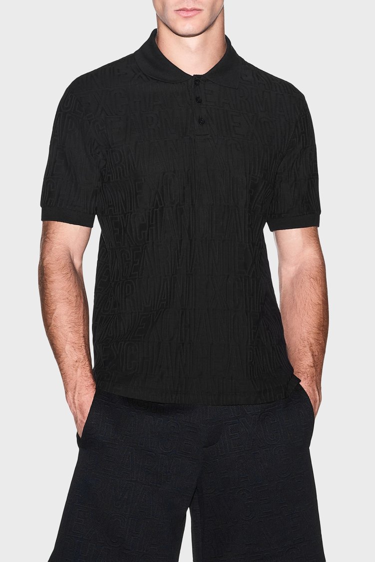 Armani Exchange Erkek Polo XM002909 AF10337 UC001 Siyah - Armani Exchange