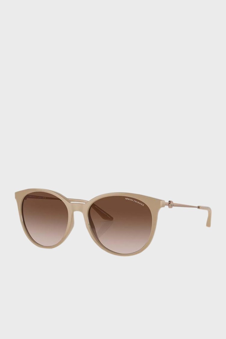 Armani Exchange Güneş Kadın Gözlük 0AX4140S 834213 55 Parlak Tundra-Degrade Kahve - Armani Exchange