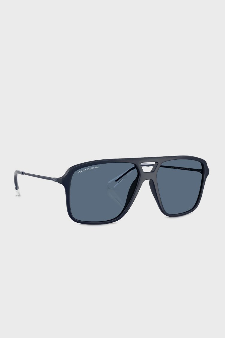 Armani Exchange Güneş Erkek Gözlük 0AX4150SU 818180 59 Mat Mavi-Koyu Mavi - Armani Exchange (1)