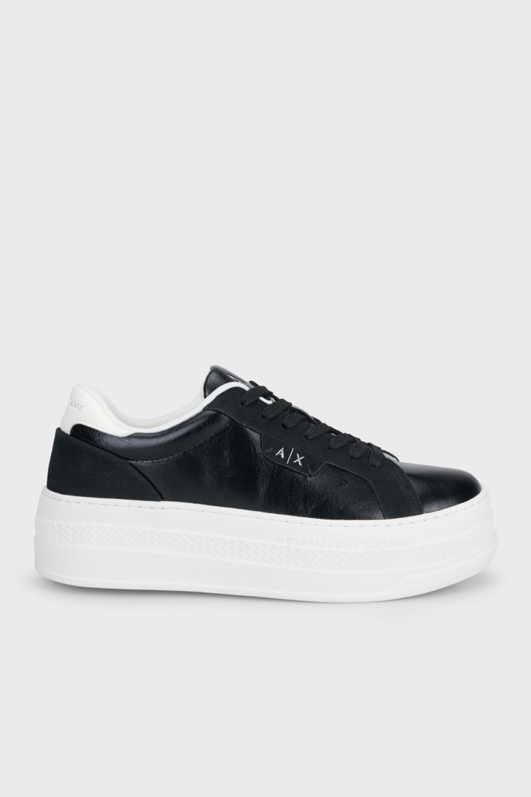 Armani Exchange Kadın Ayakkabı XW003069 AF28692 MC482 Siyah-beyaz - Armani Exchange