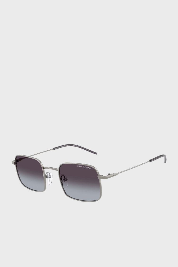 Armani Exchange Kare Güneş Kadın Gözlük 0AX2055S 60038G 46 Parlak Tunç Gri-Gradyan Gri - Armani Exchange