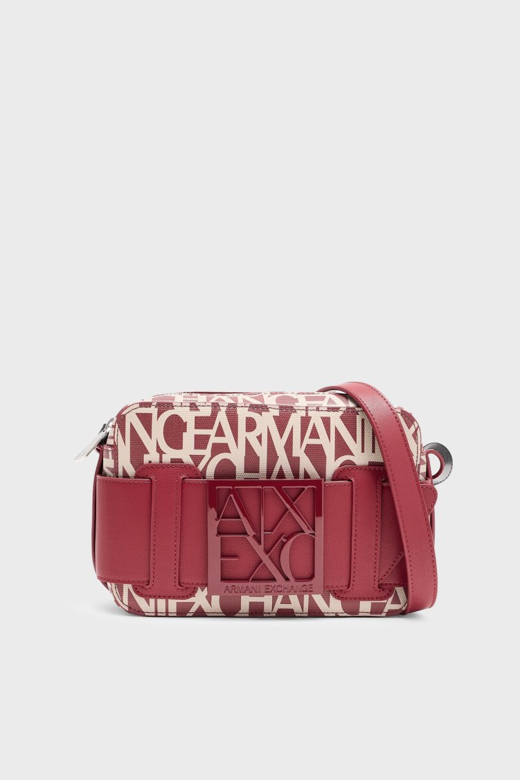 Armani Exchange Logolu Ayarlanabilir Askılı Kadın Çanta 942699 3F742 M5151 Kırmızı - Armani Exchange