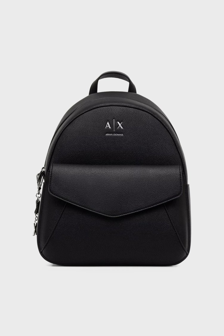 Armani Exchange Logolu Ayarlanabilir Askılı Kadın Sırt Çantası XW003148 AF26569 UC001 Siyah - Armani Exchange