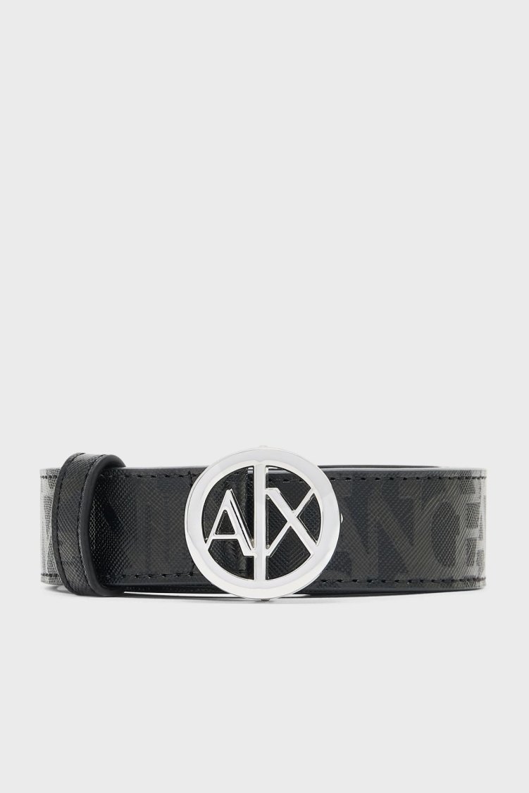Armani Exchange Logolu Kadın Kemer 941153 CC757 07320 SİYAH - Armani Exchange