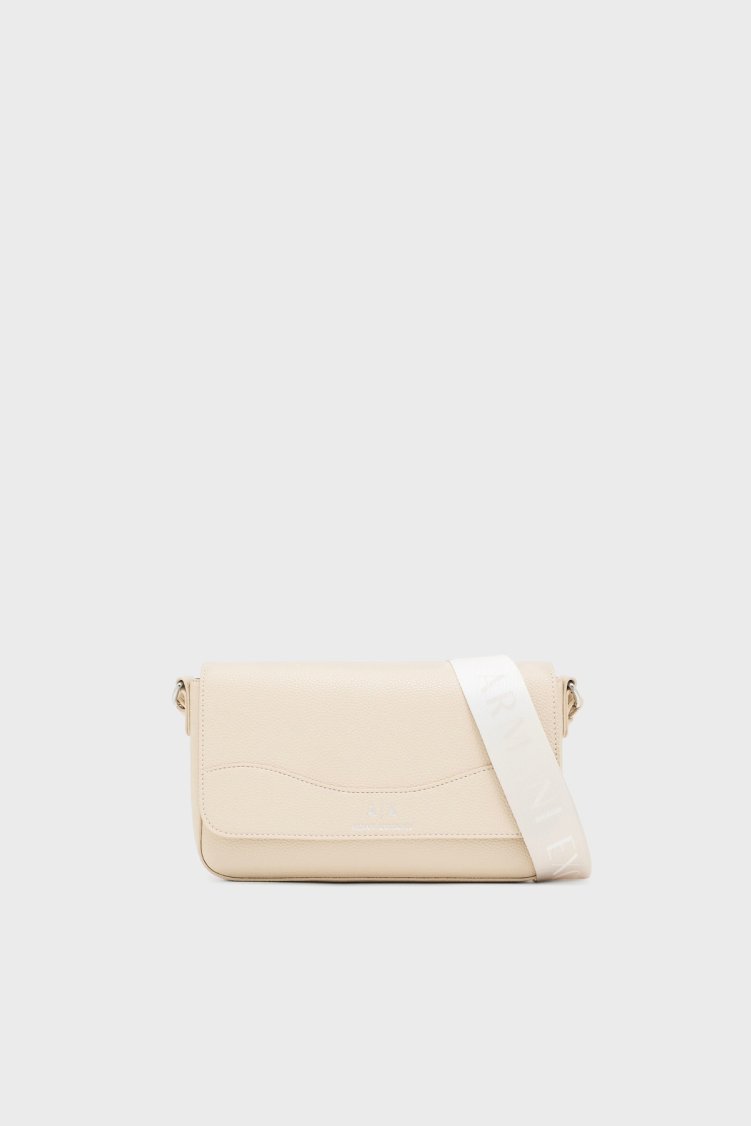 Armani Exchange Logolu Çıkarılabilir Askılı Kadın Çanta 942912 CC783 U1092 KREM - Armani Exchange