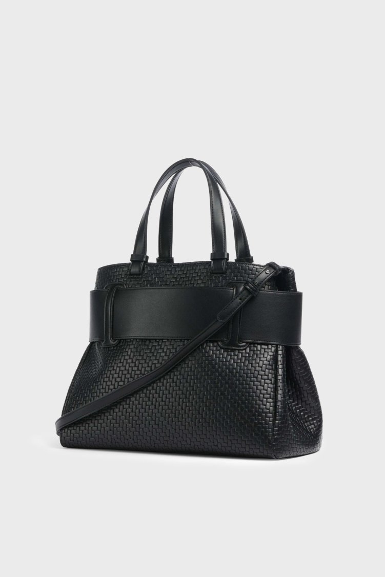Armani Exchange Logolu Çıkarılabilir Askılı Kadın Çanta XW000285 AF22628 UC001 SİYAH - Armani Exchange (1)