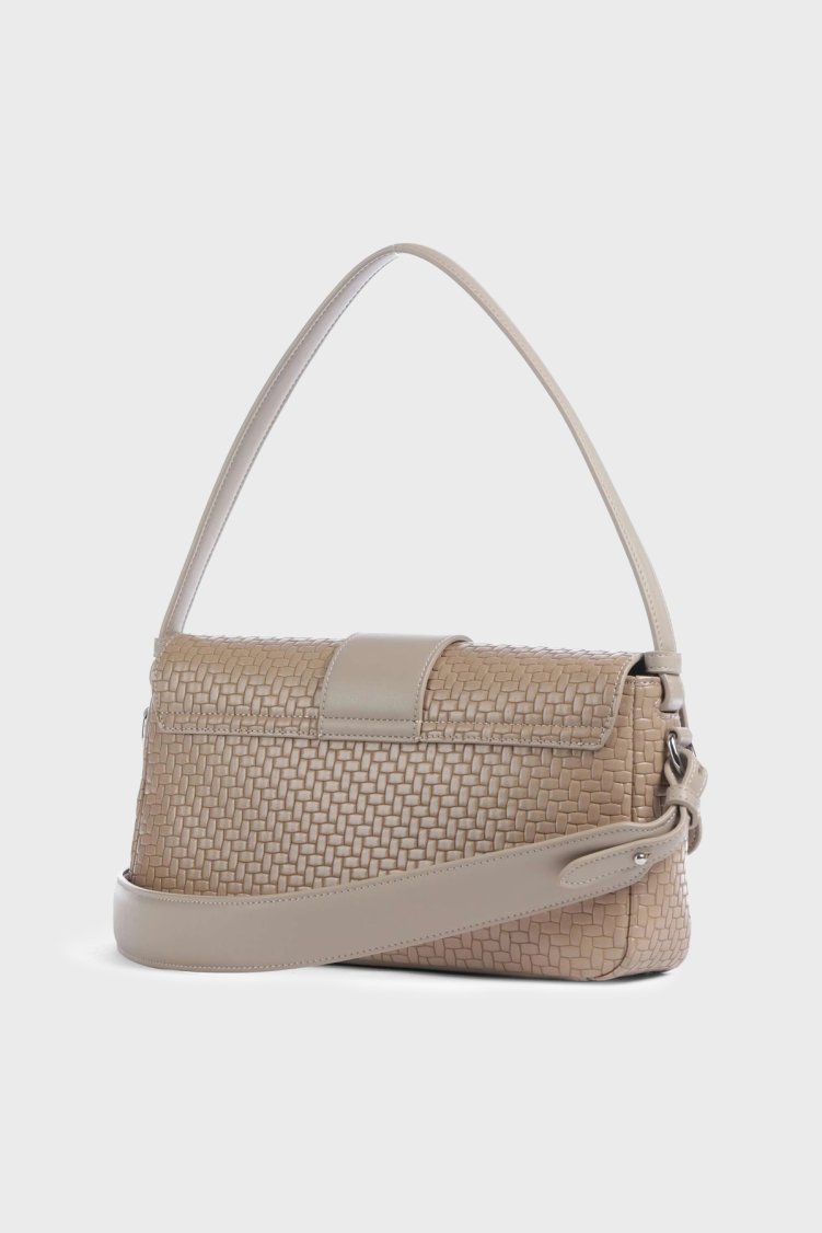 Armani Exchange Logolu Çıkarılabilir Askılı Kadın Çanta XW002592 AF22628 U6223 Bej - Armani Exchange (1)