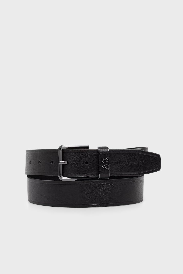 Armani Exchange Logolu Erkek Kemer XM002828 AF24901 UC001 SİYAH - Armani Exchange