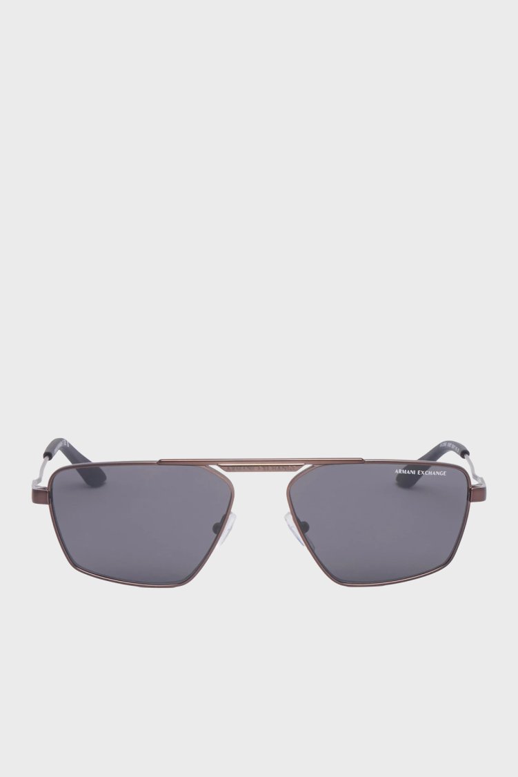 Armani Exchange Logolu Güneş Unisex Gözlük 0AX2059S 610687 56 Bakır - Armani Exchange