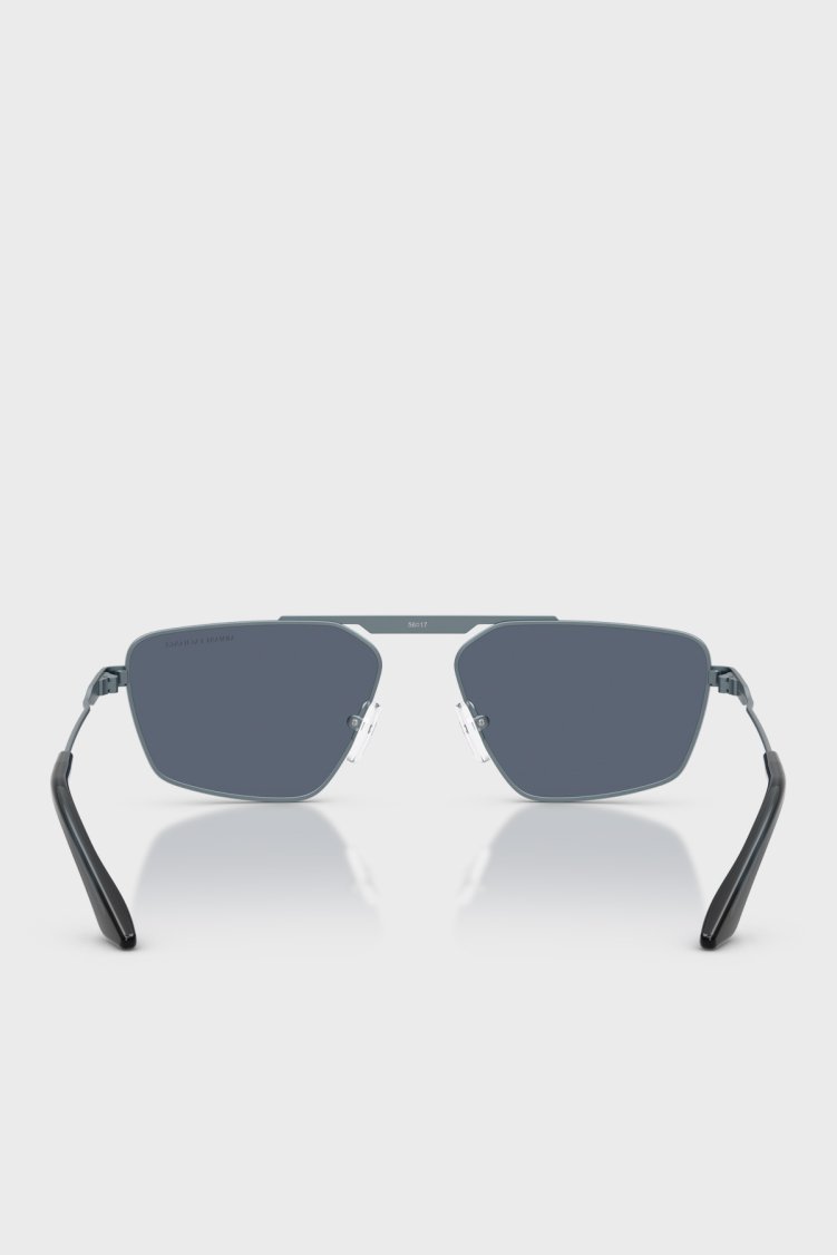 Armani Exchange Logolu Güneş Unisex Gözlük 0AX2059S 613287 56 Mavi - Armani Exchange (1)