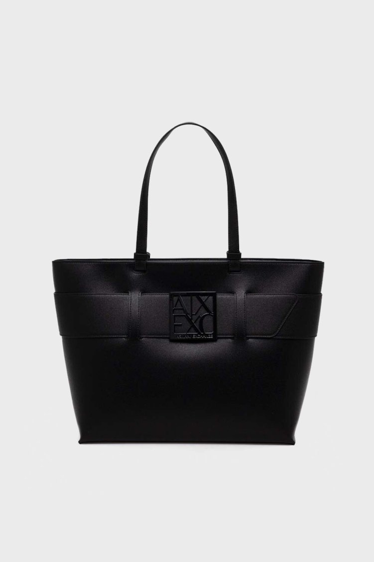 Armani Exchange Logolu Omuz Askılı Kadın Çanta 949127 0A874 00020 SİYAH - Armani Exchange