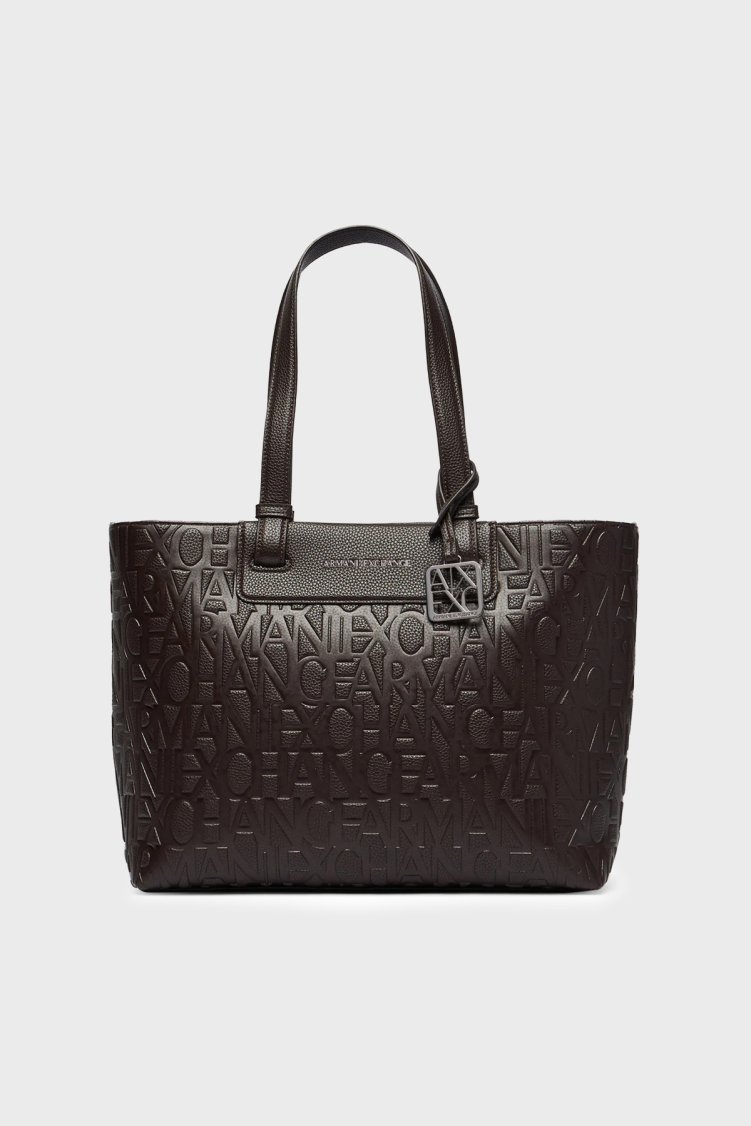Armani Exchange Logolu Omuz Askılı Kadın Çanta XW001481 AF15774 U6032 Kahve - Armani Exchange