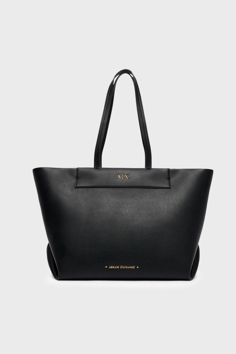 Armani Exchange Logolu Omuz Askılı Kadın Çanta XW001538 AF26447 UC001 Siyah - Armani Exchange