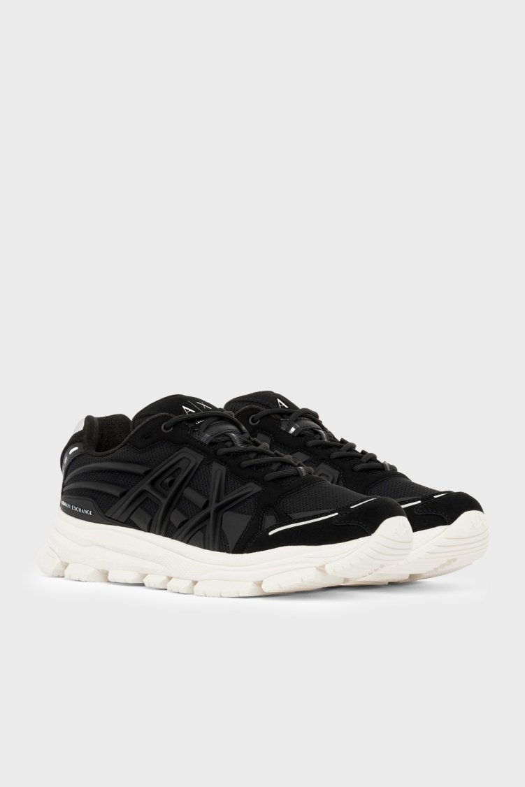 Armani Exchange Logolu Sneaker Erkek Ayakkabı XM003608 AF29104 MC513 Siyah - Armani Exchange (1)