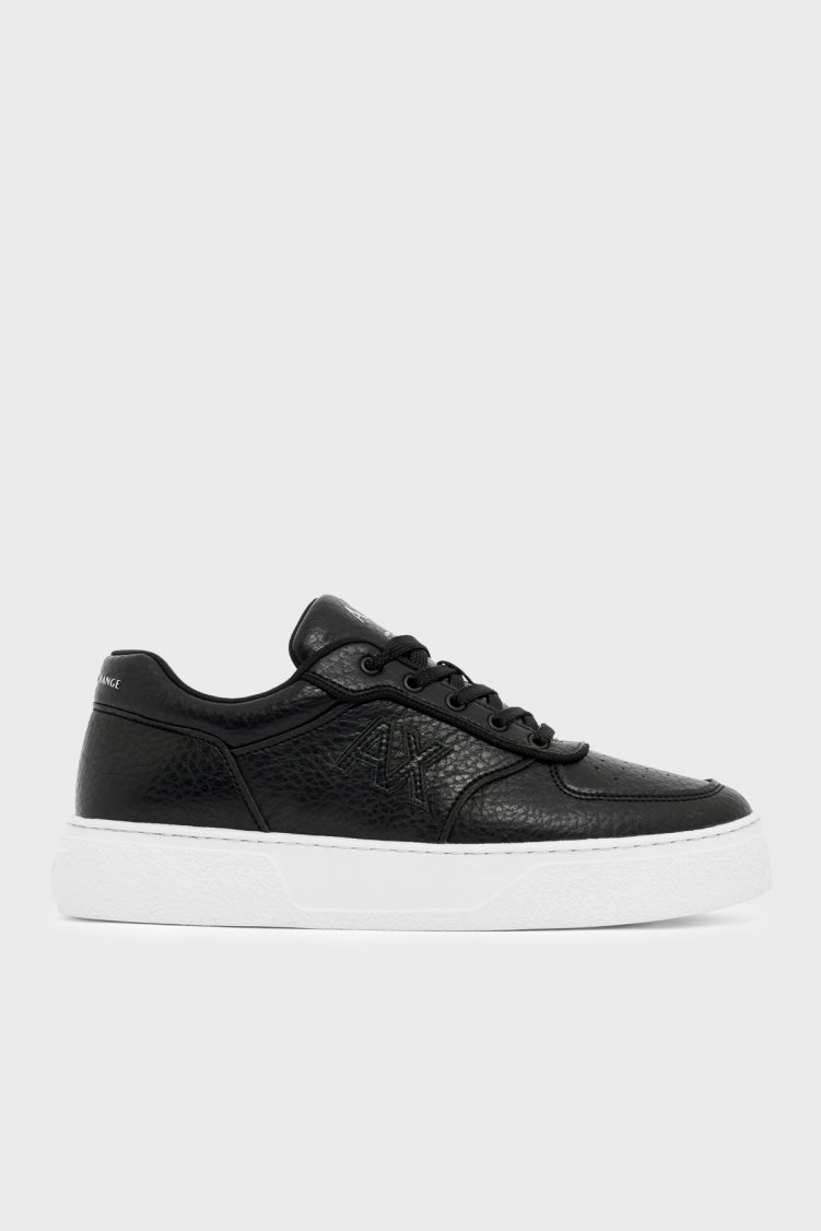 Armani Exchange Logolu Sneaker Erkek Ayakkabı XM003614 AF29103 UC001 Siyah - Armani Exchange