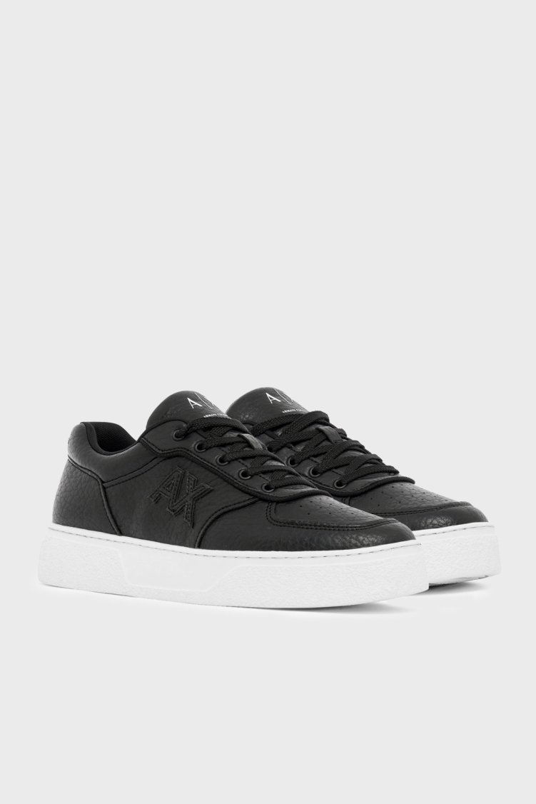 Armani Exchange Logolu Sneaker Erkek Ayakkabı XM003614 AF29103 UC001 Siyah - Armani Exchange (1)
