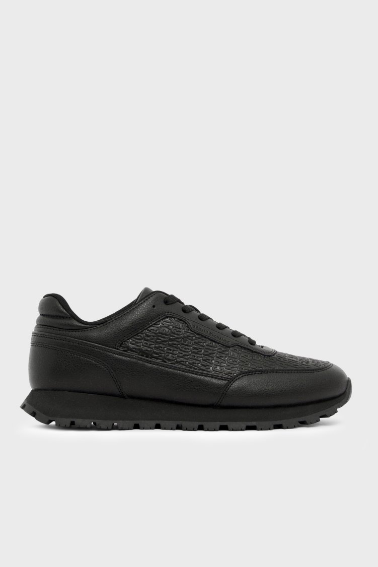Armani Exchange Logolu Sneaker Erkek Ayakkabı XM003644 AF29408 UC001 Siyah - Armani Exchange