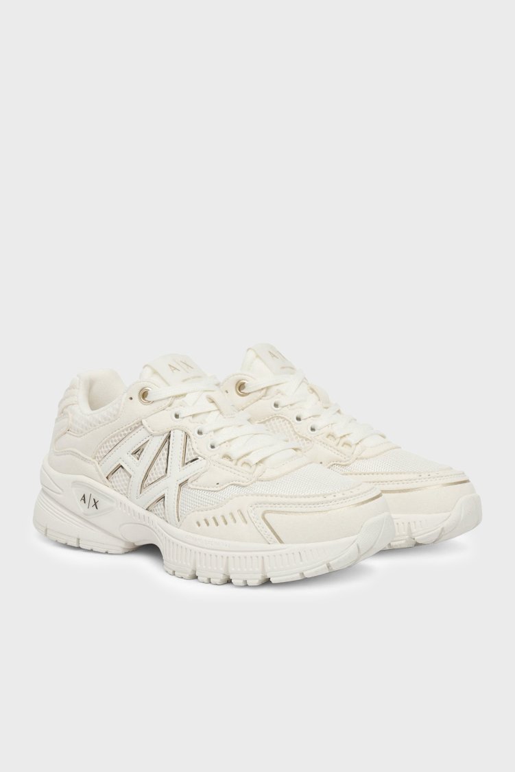 Armani Exchange Logolu Sneaker Kadın Ayakkabı XW002153 AF22757 MZ128 BEJ - Armani Exchange (1)