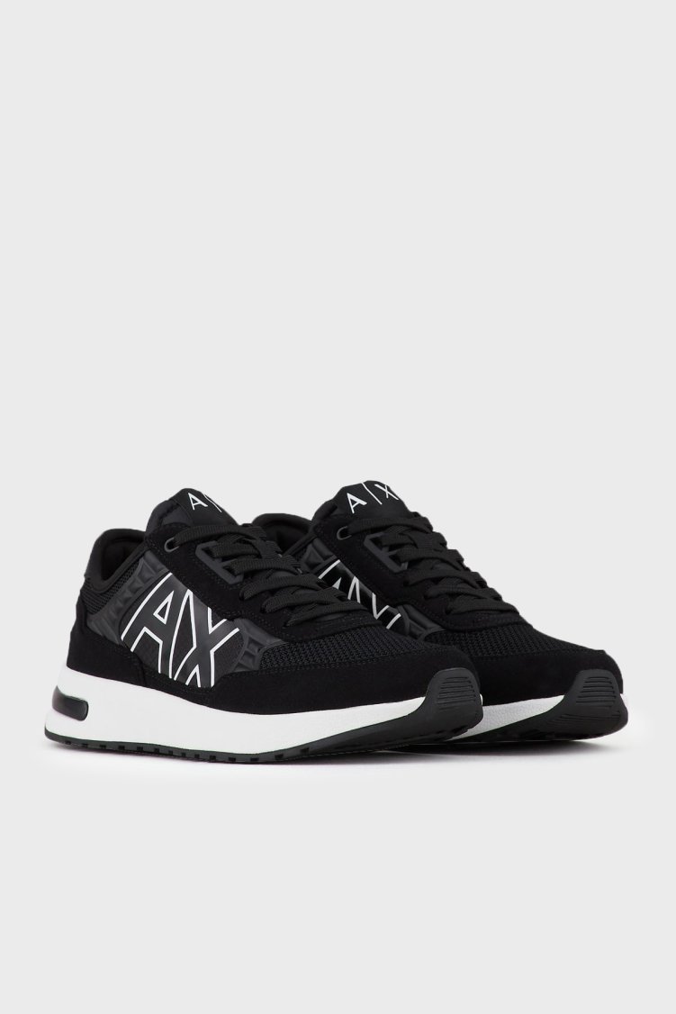 Armani Exchange Marka Logolu Spor Erkek Ayakkabı XUX090 XV276 00002 SİYAH - Armani Exchange (1)