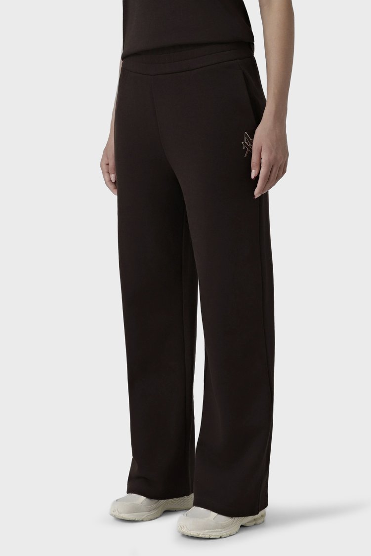 Armani Exchange Pamuklu Lastikli Bel Bol Paça Kadın Pantolon XW002404 AF25528 U6032 Kahve - Armani Exchange