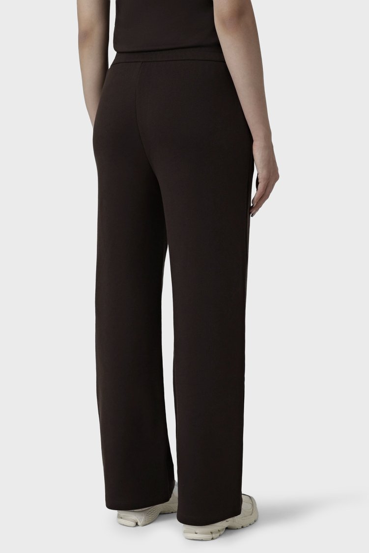 Armani Exchange Pamuklu Lastikli Bel Bol Paça Kadın Pantolon XW002404 AF25528 U6032 Kahve - Armani Exchange (1)