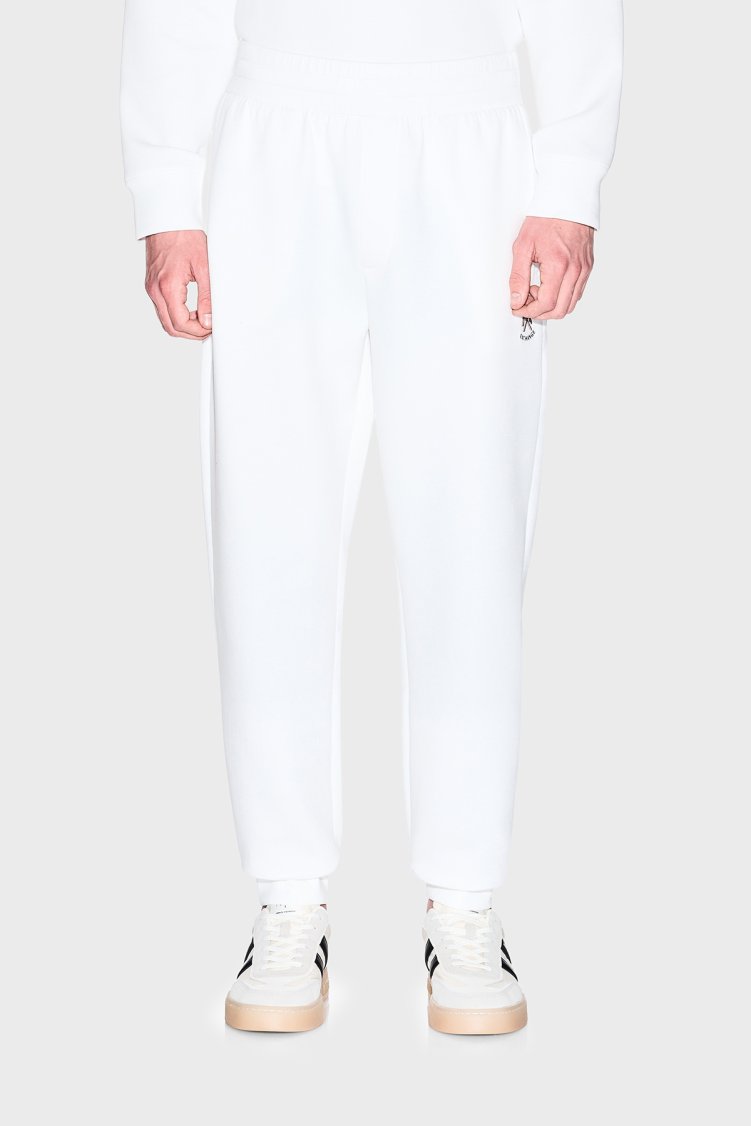 Armani Exchange Pamuklu Normal Bel Lastikli Paça Jogger Erkek Pantolon XM001778 AF10818 U0009 BEYAZ - Armani Exchange
