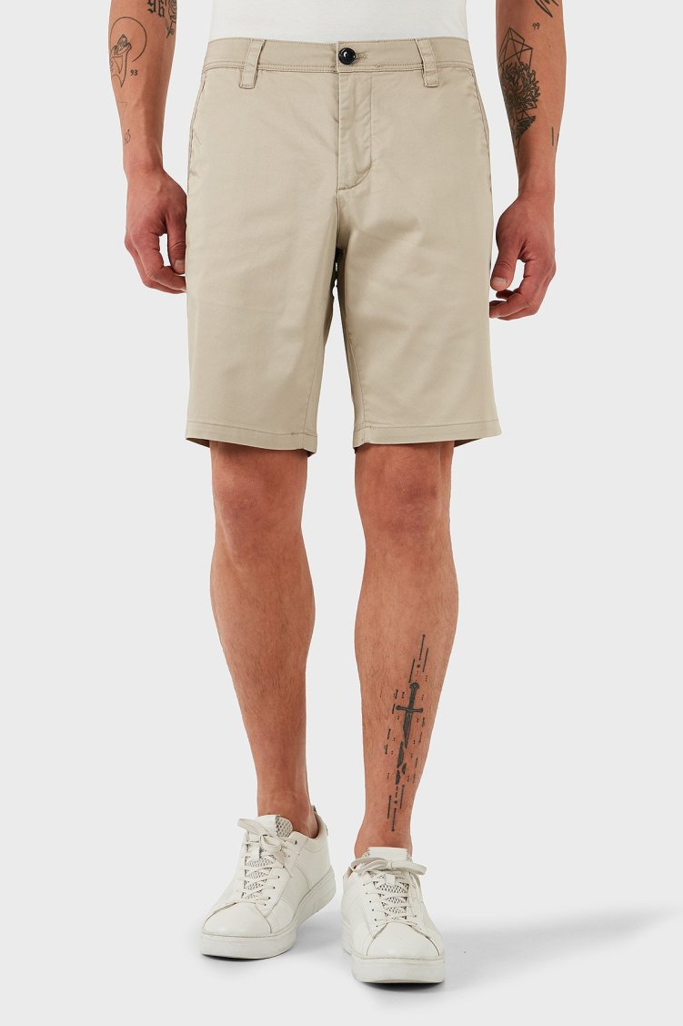 Armani Exchange Pamuklu Regular Fit Bermuda Erkek Short 8NZS42 ZN1RZ U6213 TABA - Armani Exchange
