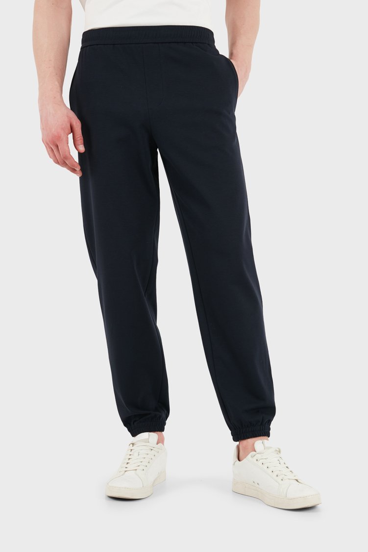 Armani Exchange Pamuklu Regular Fit Normal Bel Erkek Pantolon XM002406 AF24579 UB101 LACİVERT - Armani Exchange