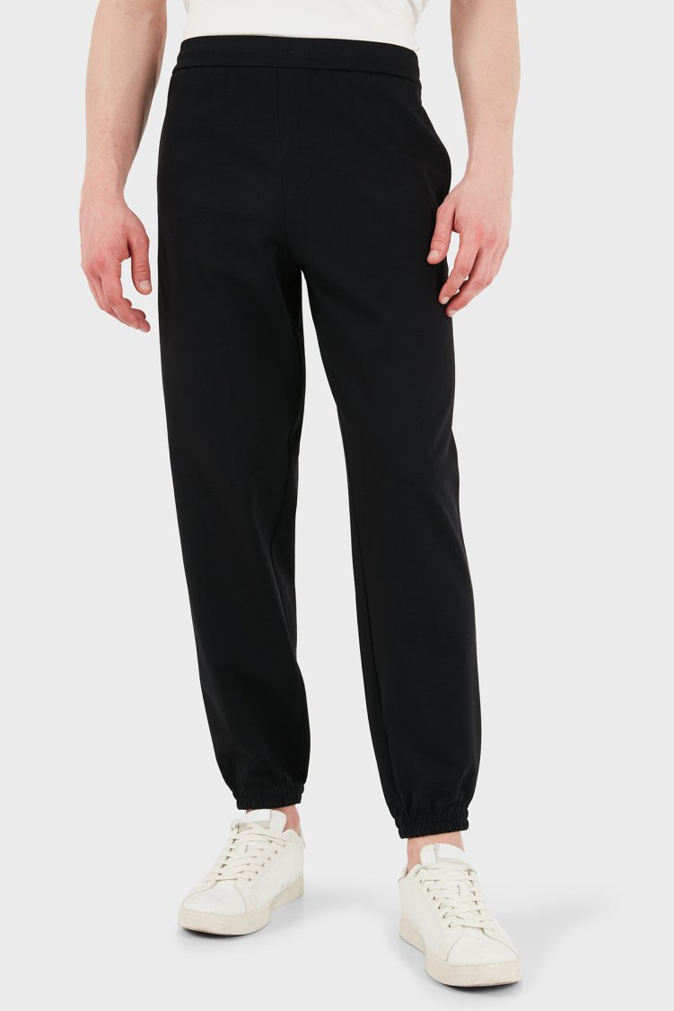 Armani Exchange Pamuklu Regular Fit Normal Bel Erkek Pantolon XM002406 AF24579 UC001 SİYAH - Armani Exchange