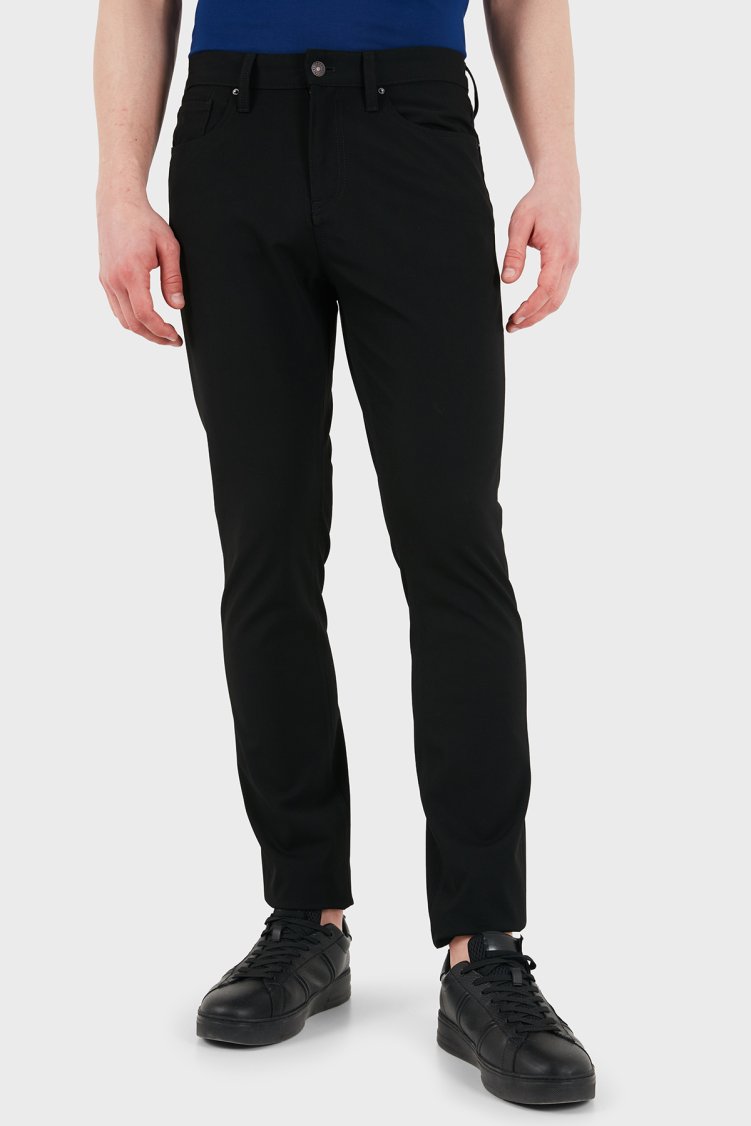 Armani Exchange Pamuklu Slim Fit Normal Bel Jeans Erkek Kot Pantolon XM000070 AF25462 UC001 SİYAH - Armani Exchange