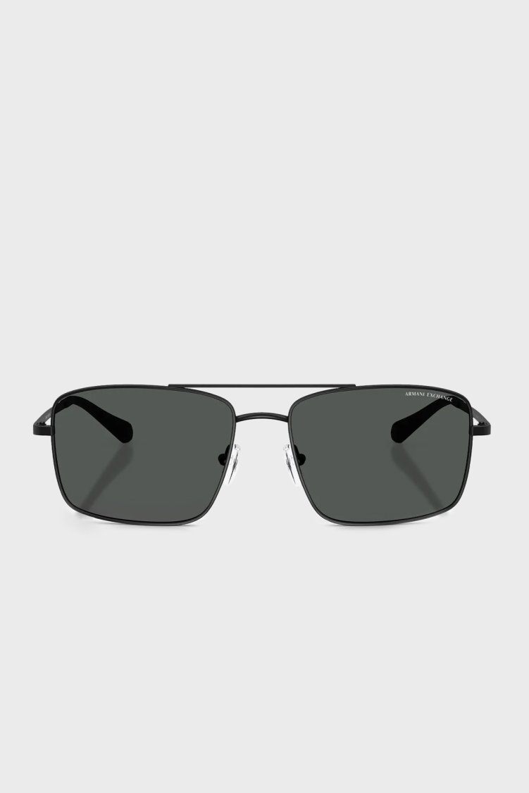 Armani Exchange Pilot Güneş Erkek Gözlük 0AX2054S 600087 57 Mat Siyah-Koyu Gri - Armani Exchange
