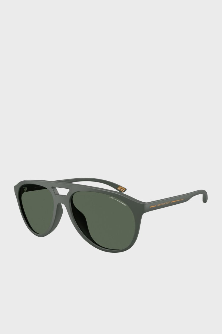 Armani Exchange Pilot Güneş Erkek Gözlük 0AX4156SU 837771 59 Mat Koyu Yeşil-Koyu Yeşil - Armani Exchange