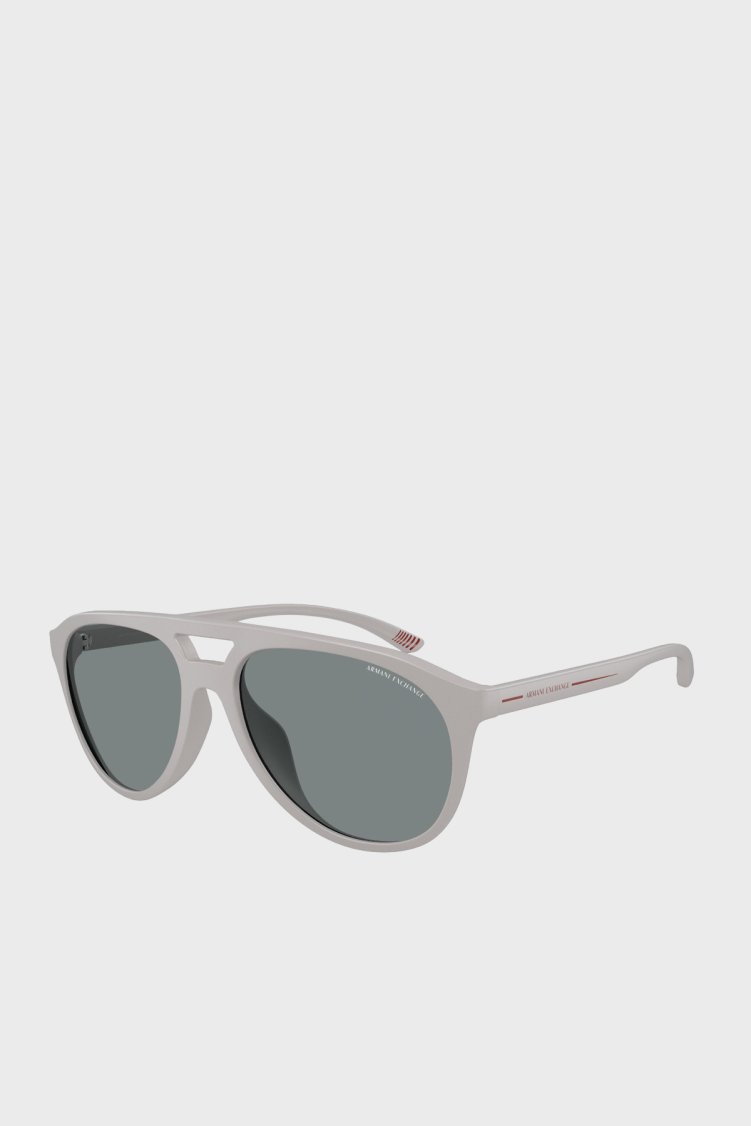 Armani Exchange Pilot Güneş Erkek Gözlük 0AX4156SU 837887 59 Mat Gri-Gri - Armani Exchange