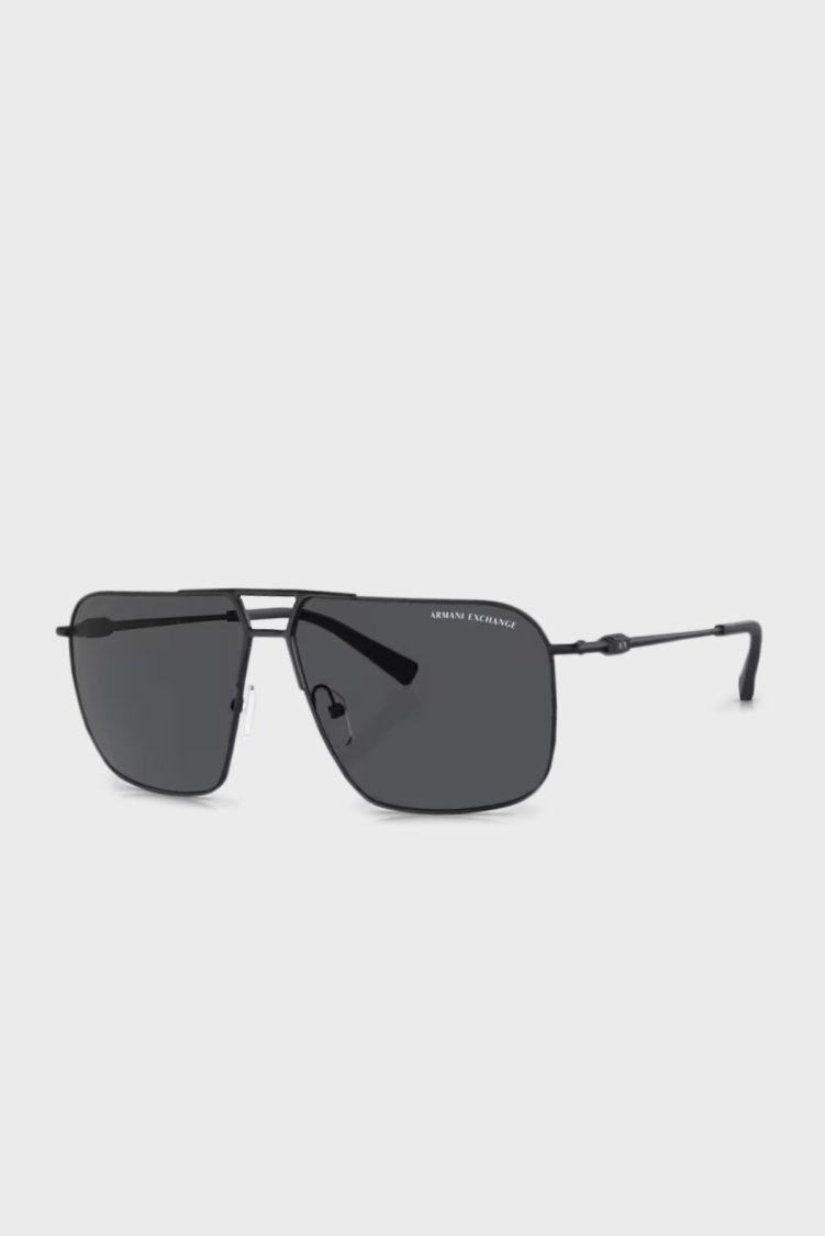 Armani Exchange Polikarbon Güneş Erkek Gözlük 0AX2050S 600087 60 Mat Siyah-Koyu Gri - Armani Exchange