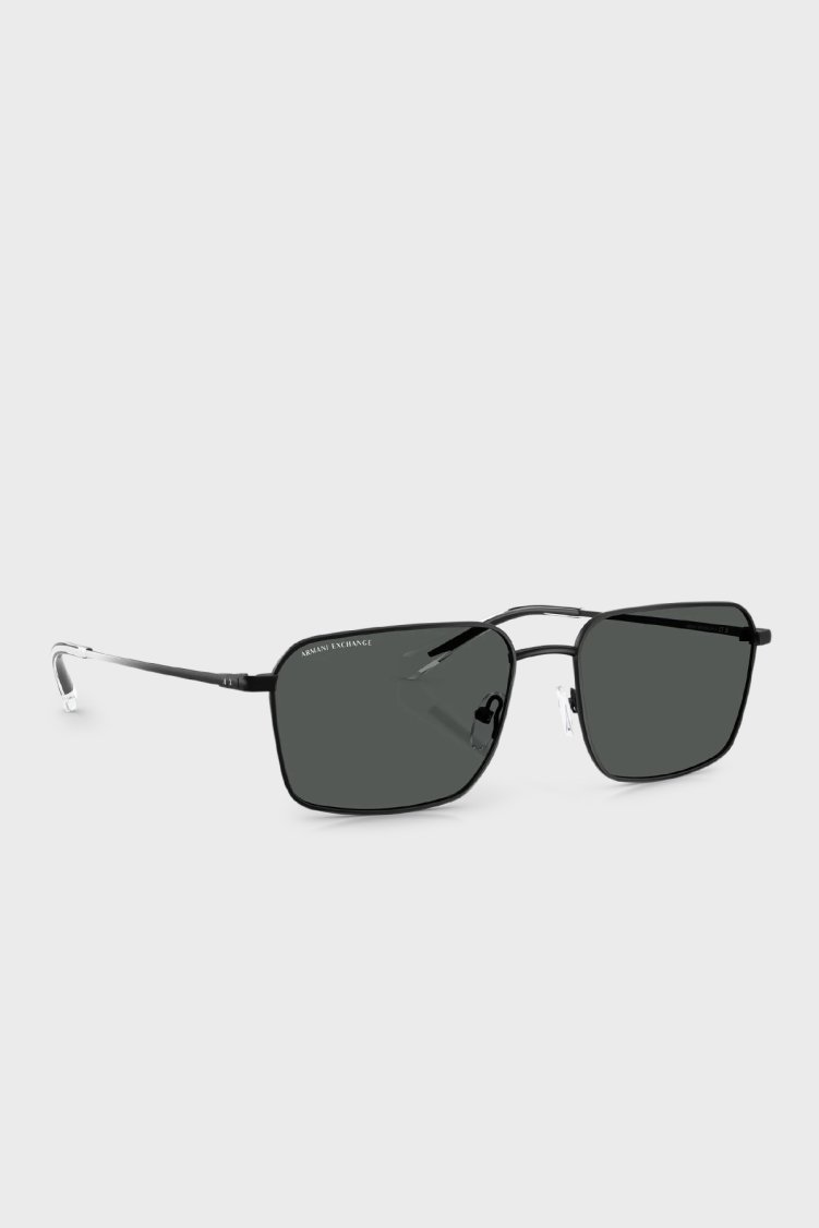 Armani Exchange Polikarbon Güneş Erkek Gözlük 0AX2053S 600087 57 Mat Siyah-Koyu Gri - Armani Exchange