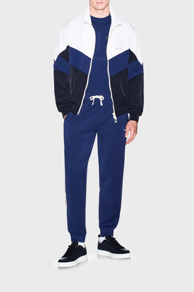 Armani Exchange Regular Fit Lastikli Paça Jogger Erkek Pantolon XM002893 AF19936 UB095 Mavi - Armani Exchange (1)