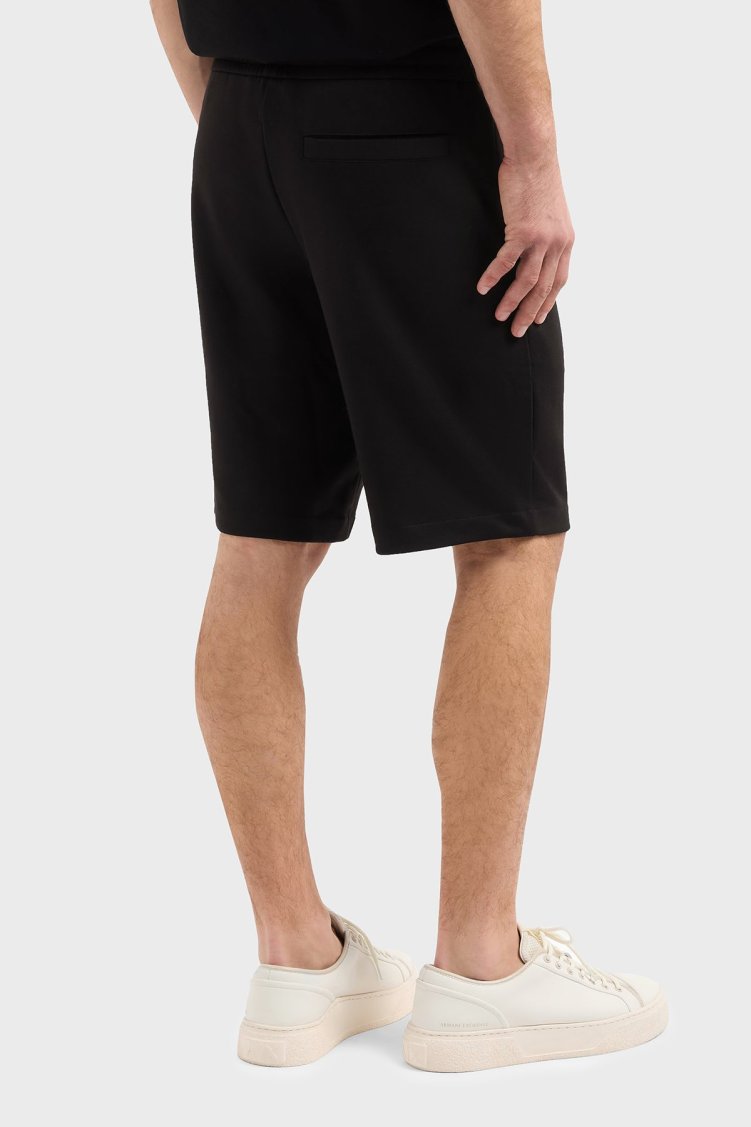 Armani Exchange Relaxed Fit Lastikli Bel Logolu Erkek Short XM000334 AF12269 UC001 SİYAH - Armani Exchange (1)