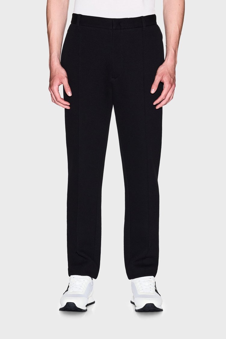 Armani Exchange Streç Pamuklu Regular Fit Normal Bel Jogger Erkek Pantolon XM001018 AF16222 UC001 SİYAH - Armani Exchange