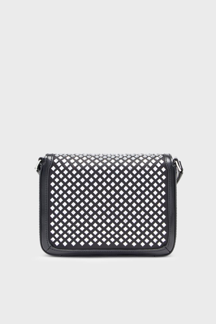 Armani Exchange Taşlı Ayarlanabilir Askılı Kadın Çanta XW003374 AF26449 MC009 Siyah - Armani Exchange (1)