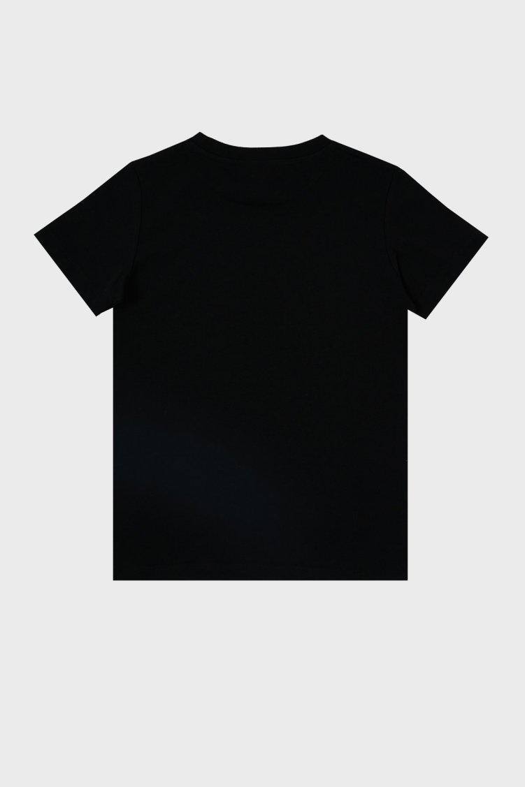 Balmain Pamuklu Bisiklet Yaka Çocuk T Shirt 6M8701 MX030 930BC SİYAH - Balmain (1)