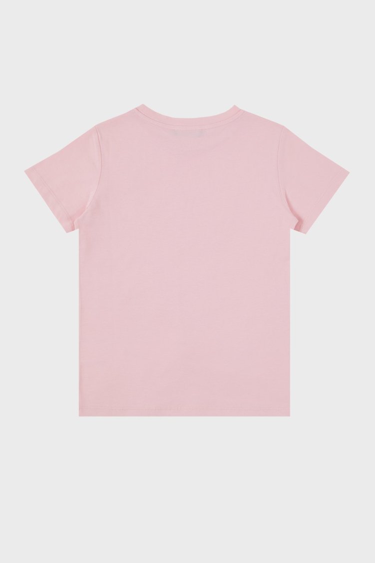Balmain Pamuklu Bisiklet Yaka Çocuk T Shirt 6M8721 MX030 506 PUDRA - Balmain (1)