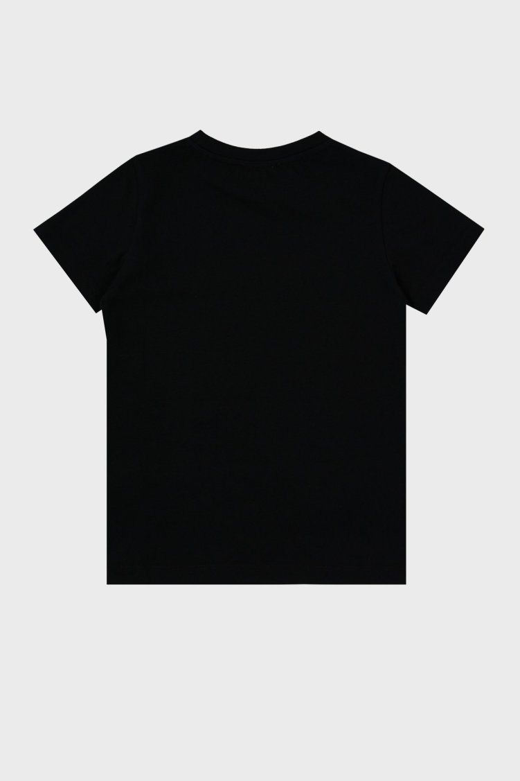 Balmain Pamuklu Bisiklet Yaka Çocuk T Shirt 6M8721 MX030 930 SİYAH - Balmain (1)