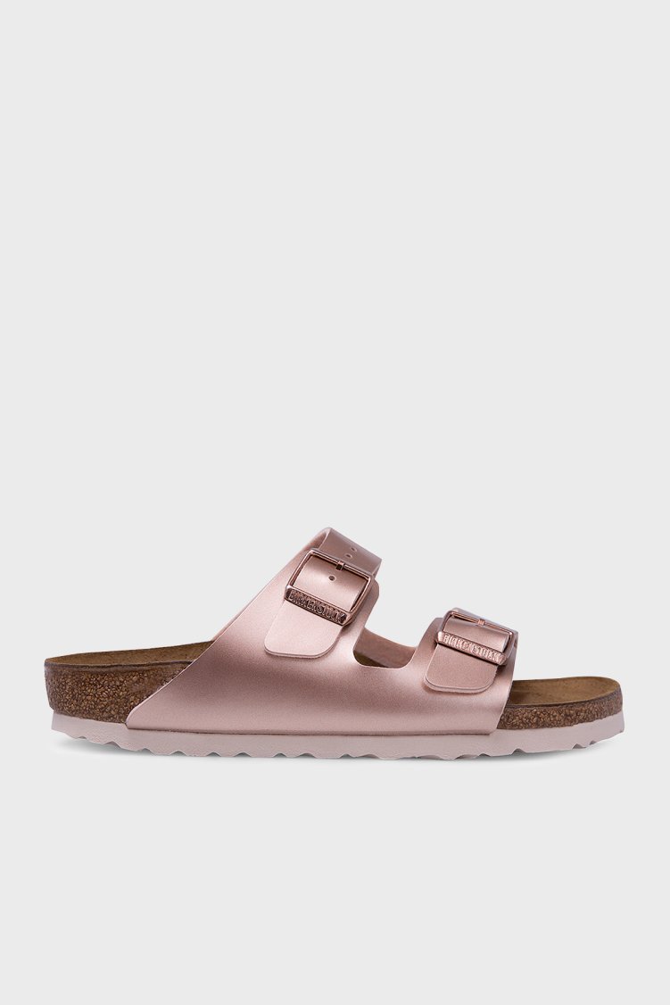 Birkenstock Arizona Bf Çift Bantlı Kadın Terlik 1012478 BAKIR - Birkenstock