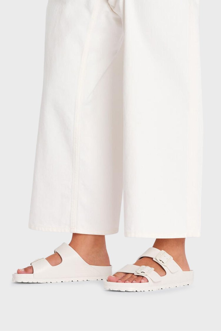 Birkenstock Arizona Eva Çift Bantlı Kadın Terlik 1027384 KREM - Birkenstock (1)