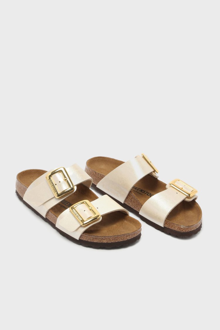 Birkenstock Sydney Cushion Çift Bantlı Kadın Terlik 1029492 BEJ - Birkenstock (1)