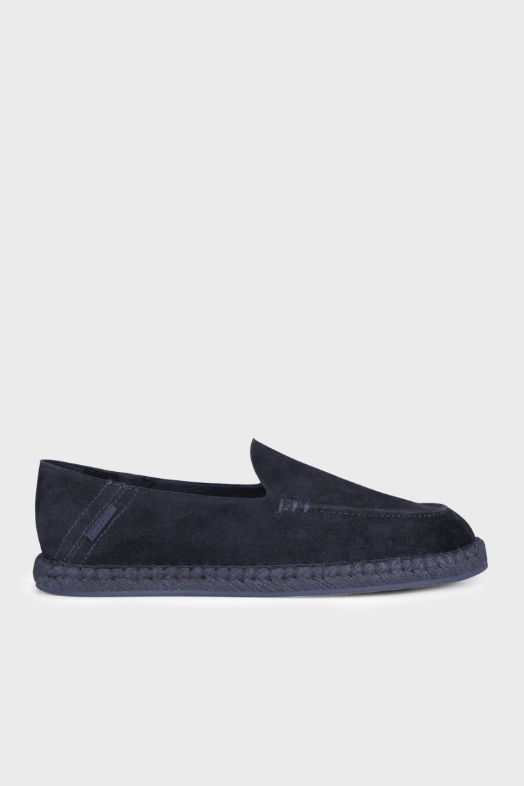 Bluemint % 100 Deri Erkek Espadril GAUDI 155 LACİVERT - Bluemint