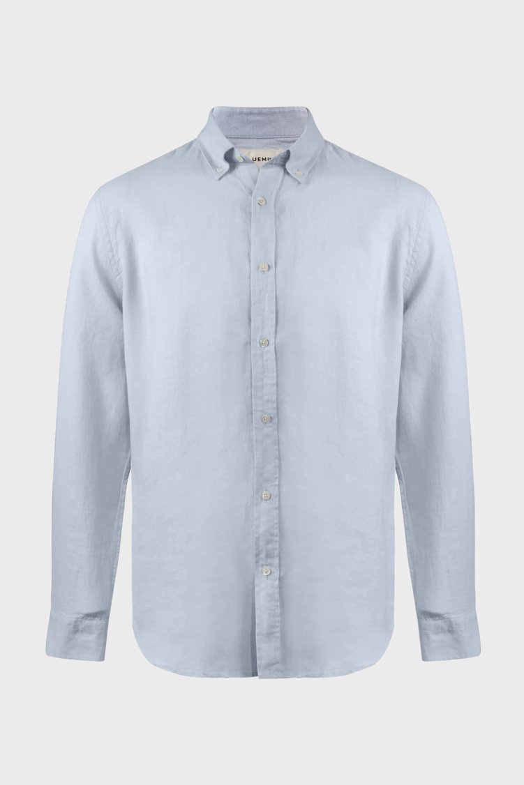 Bluemint % 100 Pamuk Comfort Fit Klasik Yaka Uzun Kollu Erkek Gömlek MARTIN1 209 MAVİ - Bluemint (1)