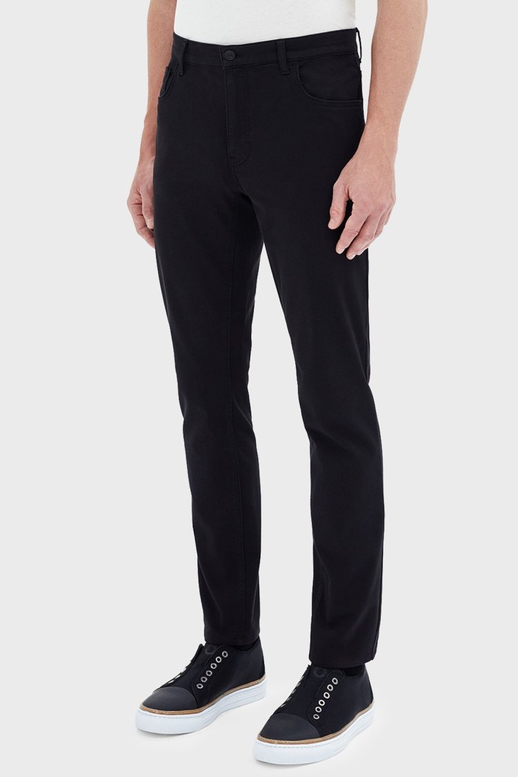 Bluemint Act Streç Pamuklu Slim Fit Normal Bel Düz Paça Erkek Pantolon BM24009178MS 111 Siyah - Bluemint (1)